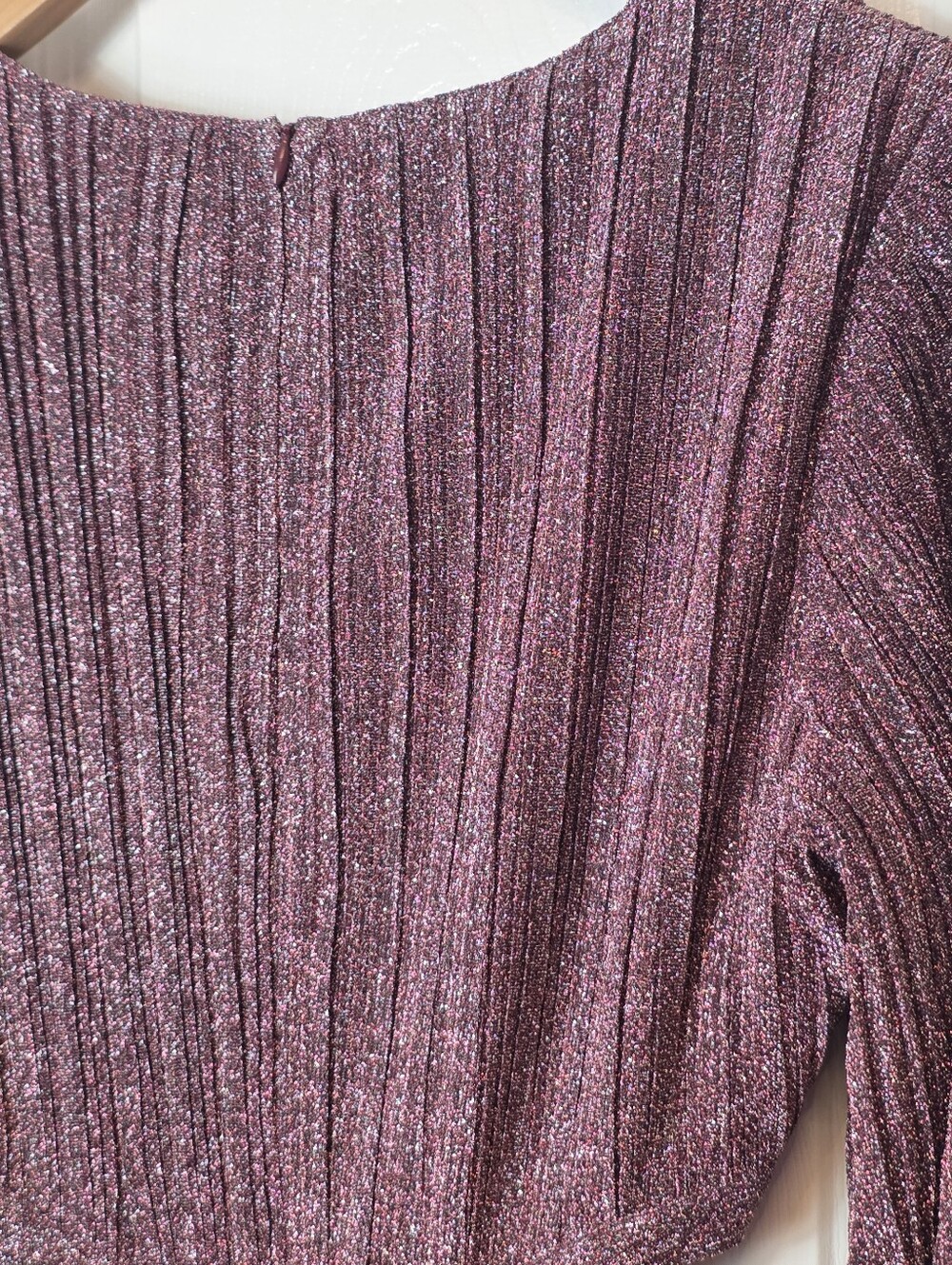 NWT SUBOO Revolve Balloon Sleeve Metallic Maxi Women's Dress Small - Picture 9 of 11